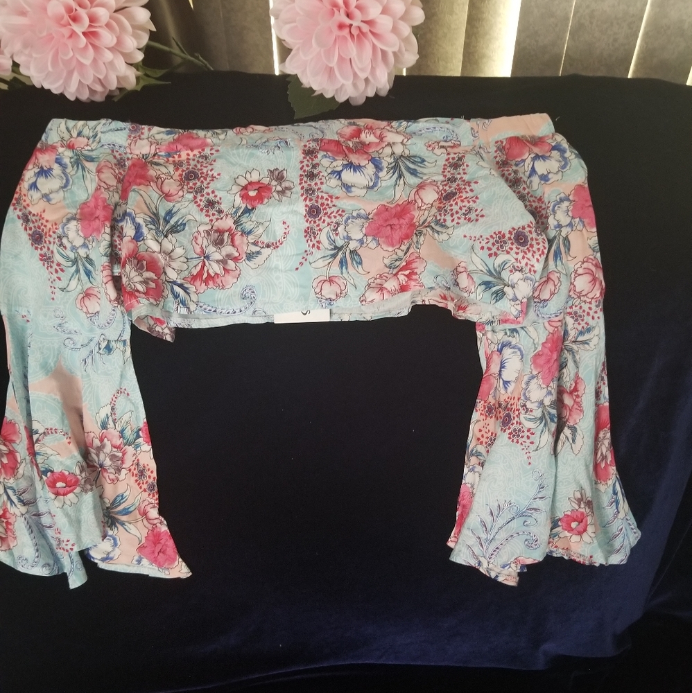 Crop top floral